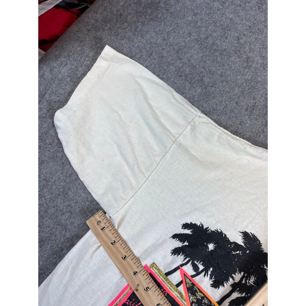 Vintage 90s Hollywood California Tourist Graphic T Shirt Mens Medium White Tee - Picture 5 of 8